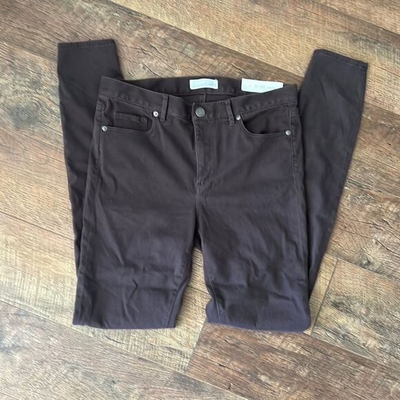 LOFT Soft touch Legging Jeans 8L Dark Grey/purple NWT🏷 has pockets! - Picture 11 of 11